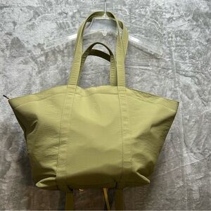 Anthropology, tote, olive green